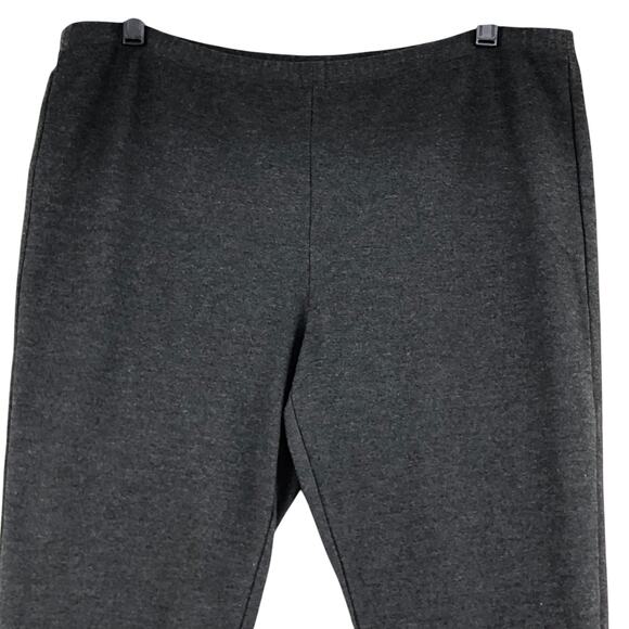 Lafayette 148 New York Womens Size 14 Pants Pull On Tapered Stretch Gray - Picture 2 of 12